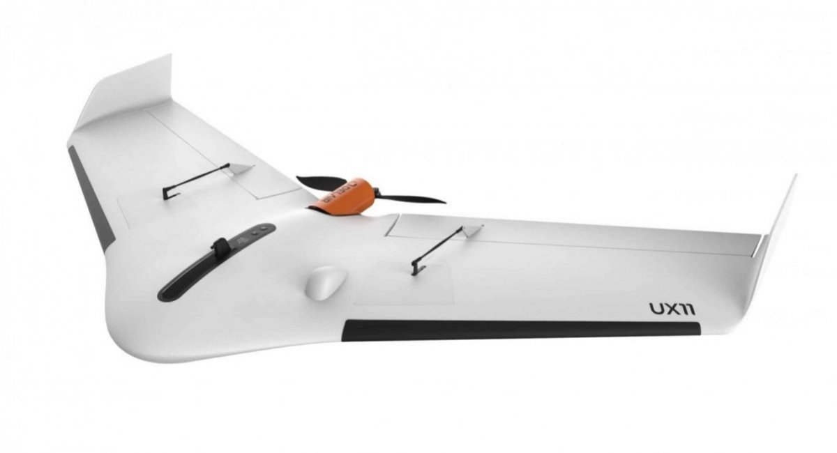 Delair UX11 unmanned aerial vehicle for catrographical survey / Open-source photo