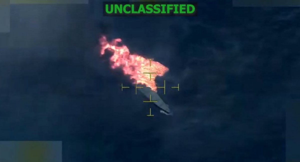 Consequences of narco-submarine strike / Video screenshot
