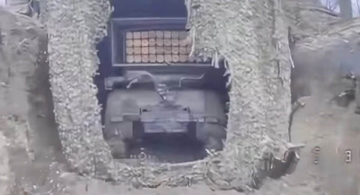 russian Grad rocket system / screenshot from video 