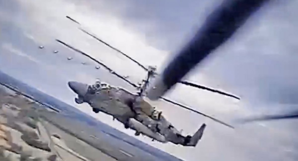 russian Ka-52 drone / screenshot from video