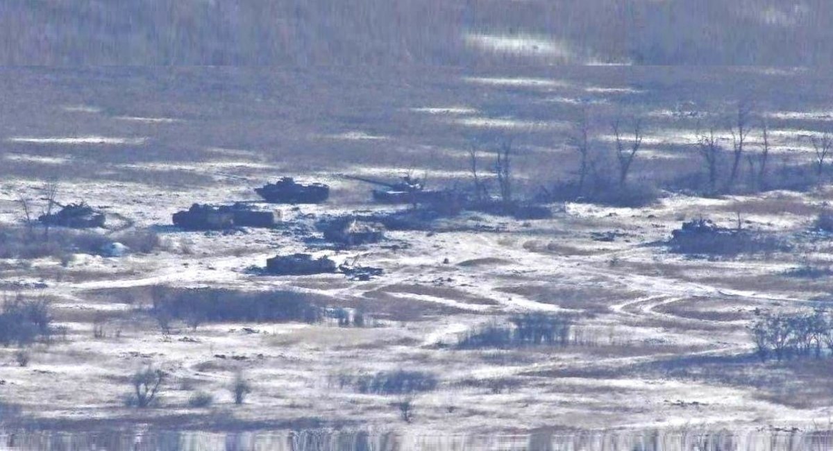 The aftermath of an attempted russian attack on Vuhledar, Donetsk Oblast / Photo credit: https://twitter.com/UAWeapons