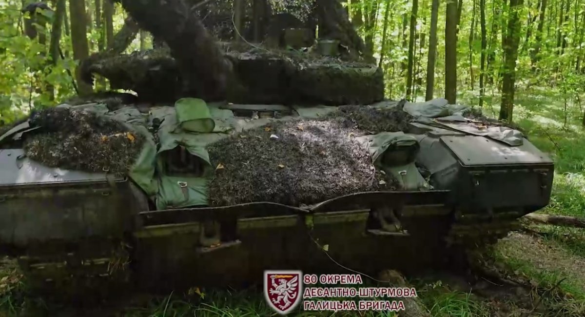 Screenshot from the video of the 80th Air Assault Brigade