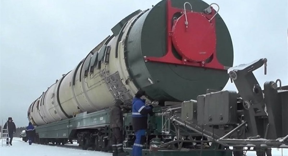 Delivery Of Russian Made Sarmat Ballistic Missile  - The illustrative photography, 2022