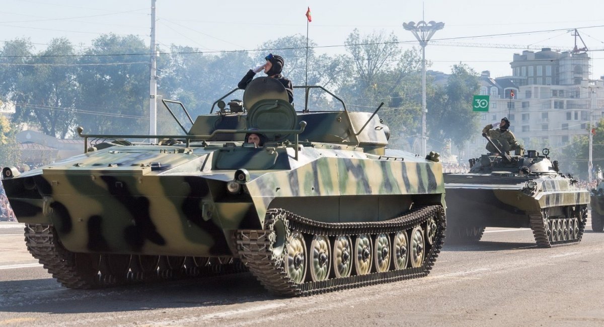 Russian armored vehicles based in the so-called Transnistria / Illustrative photo from open sources