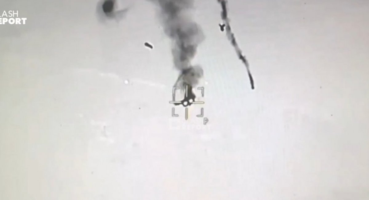 The allegedly downed Rafale fighter jet / Video screenshot