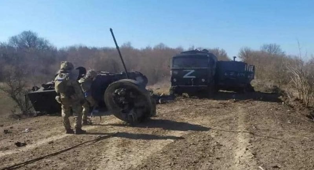 Ukrainian military eliminated a lot of enemys troops, vehicles and equipment