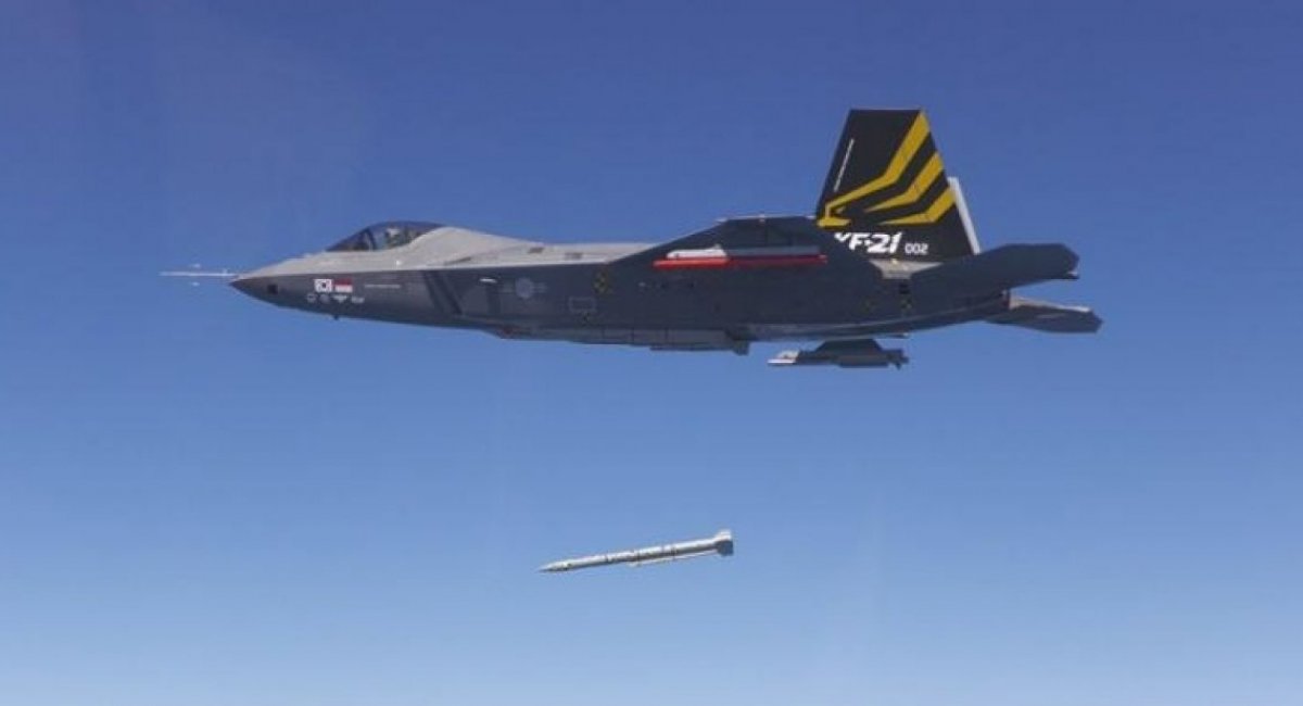 KF-21 Boramae launching Meteor missile / Open source photo