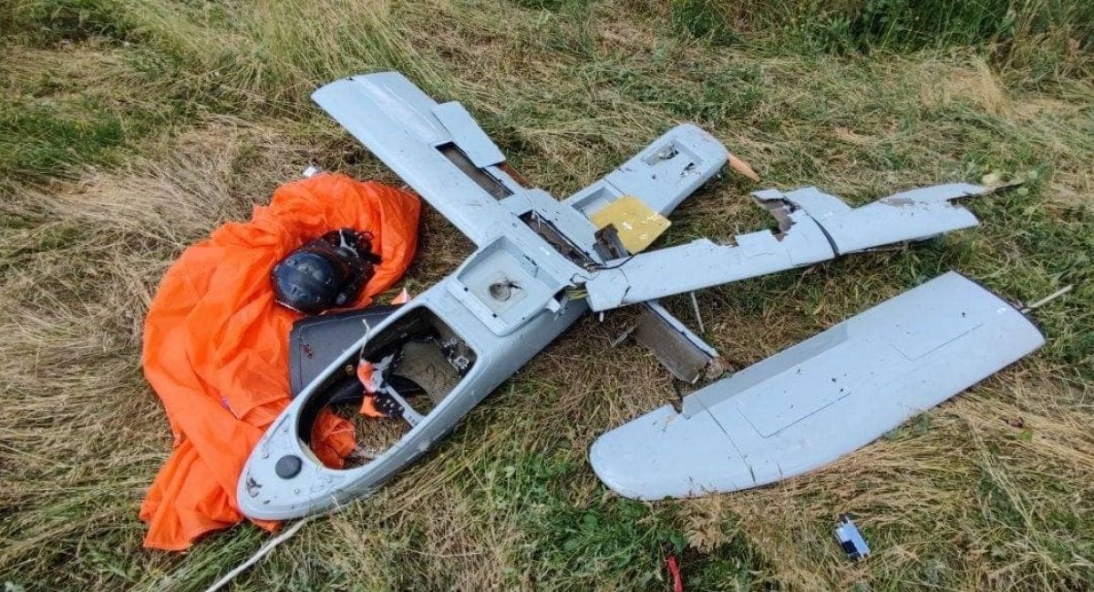 The Merlin-VR reconnaissance unmanned aerial vehicle shot down by the Armed Forces of Ukraine, June 2022 / open source 