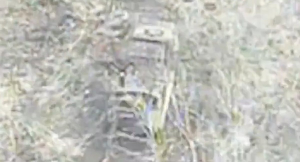 russian BM-21 Grad multiple launch rocket system / screenshot from video 
