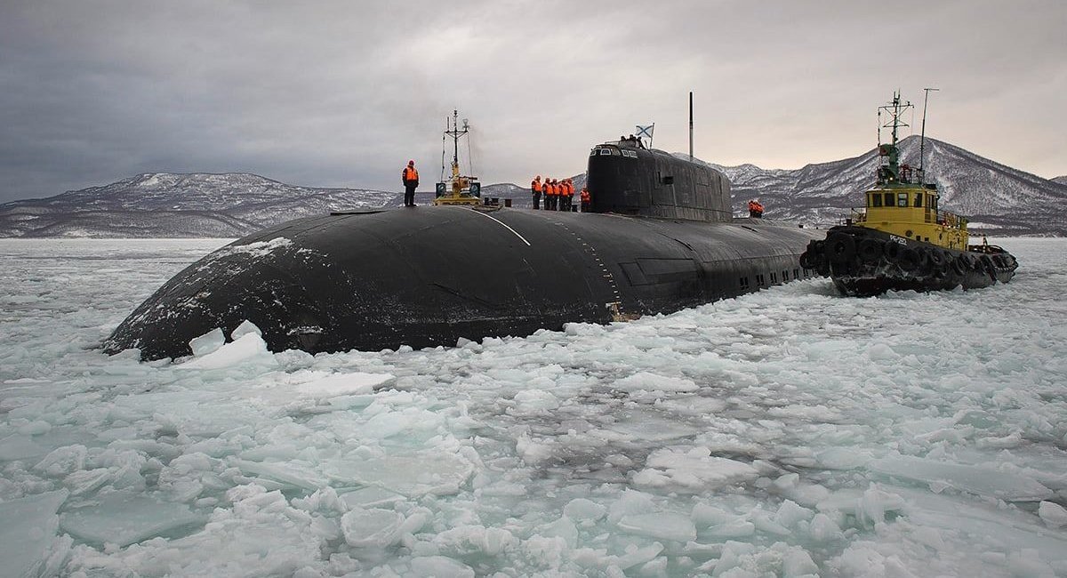 K-186 Omsk submarine of Project 949A Antey of the 10th submarine division of the Pacific Fleet of the russian​ Navy