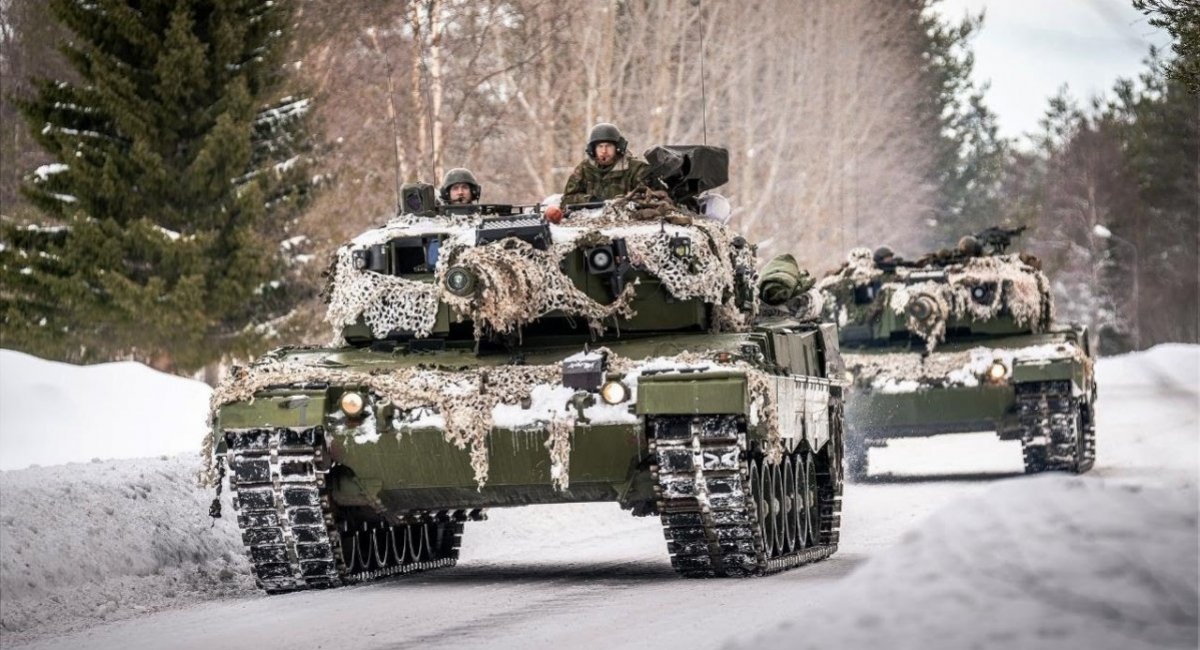 Leopard 2A4 tanks of the Norwegian Army / Photo credit: Forsvaret