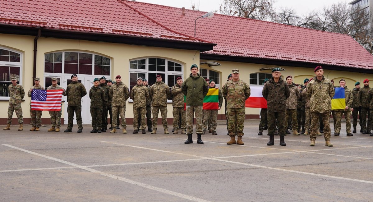 Lithuanian-Polish-Ukrainian Brigade on a Battle Staff Training "Brave Band" / Photo credit: General Staff of the Armed Forces of Ukraine
