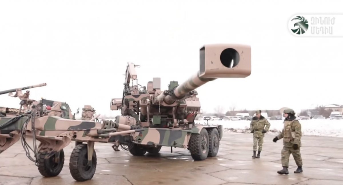 ATAGS artillery system in service with Armenia / Video screenshot