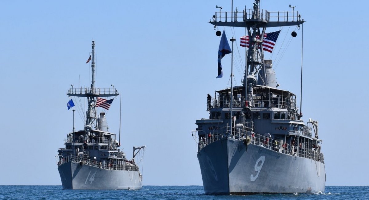 USS Chief and USS Pioneer / Photo credit: U.S. Department of War
