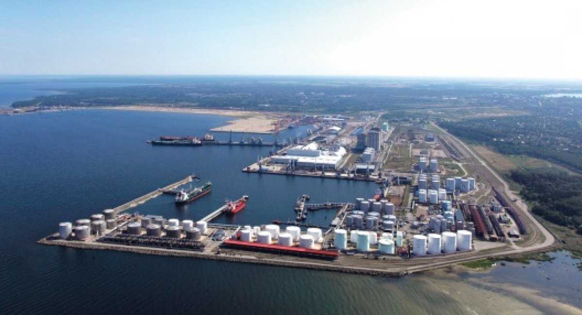 The port of Muuga is the largest and deepest cargo port in Estonia