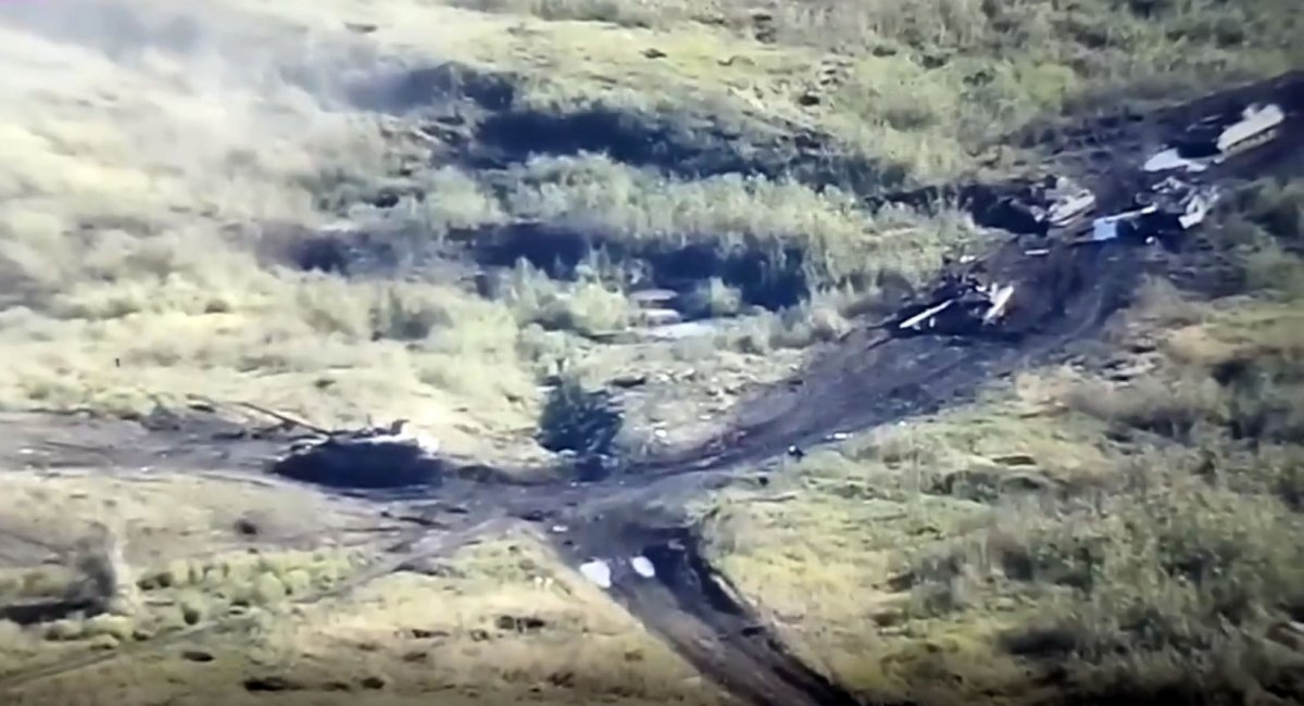 The russian forces simultaneously lost three of their most modern T-90M Proryv tanks