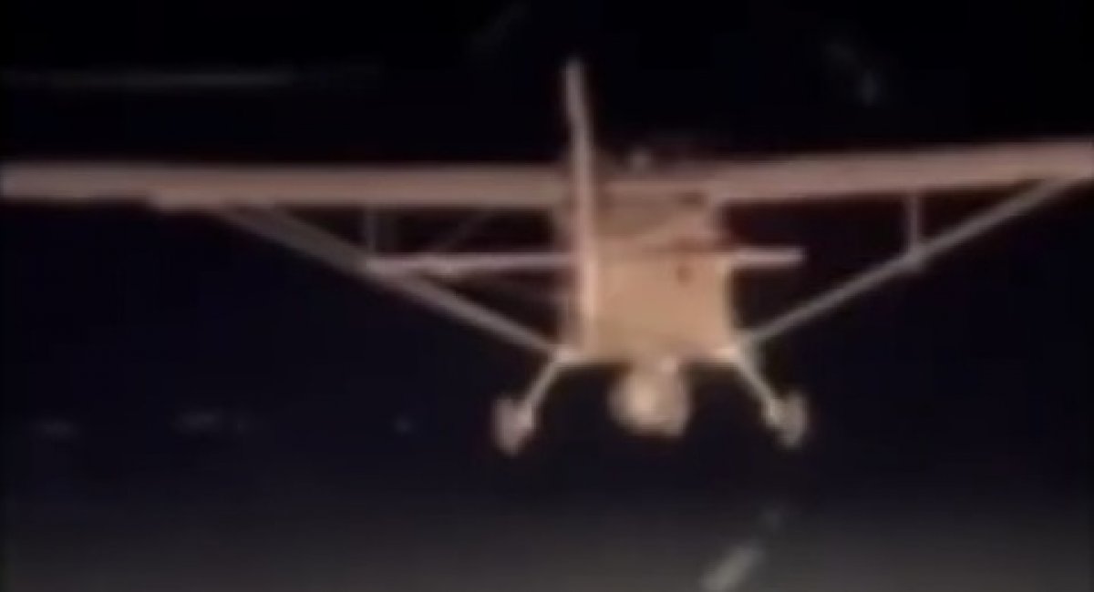 A drone created under Project Cessna takes off a highway at undisclosed location in Ukraine / Screenshot credits: We Build Ukraine, Unmanned Systems Forces AFU