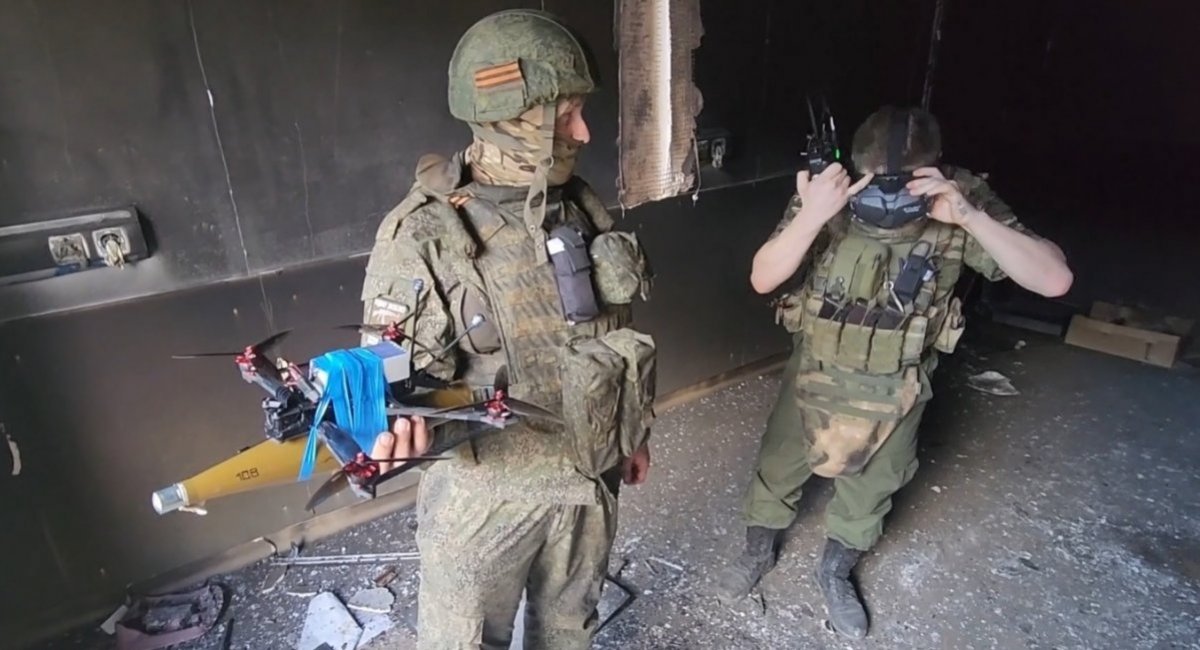 russian forces have been using FPV drones against Ukrainians to great effect, too / Photo source: russian media