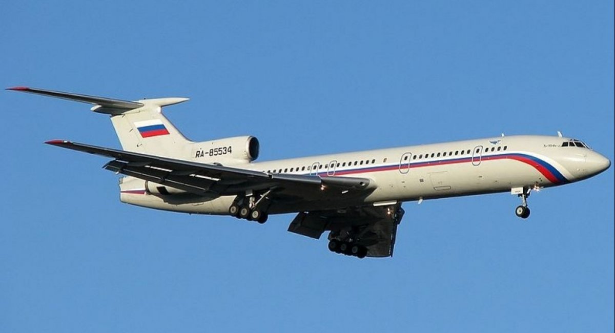 Tupolev Tu-154 airliner of russian Aerospace Forces / Open source illustrative photo