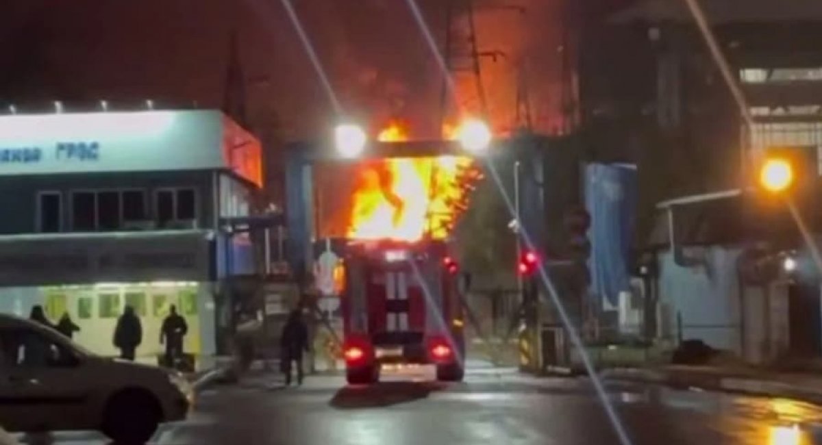 Shatura State District Power Plant Burns in Moscow Region / Open source photo