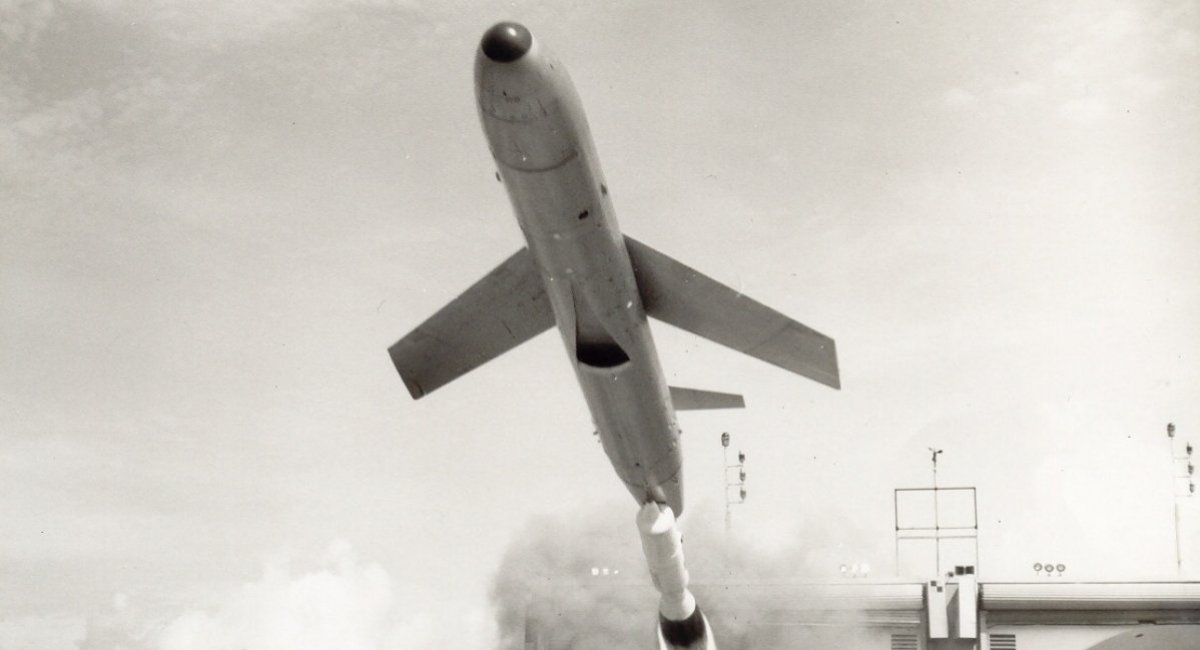 Launch of the MGM-13 Mace cruise missile
