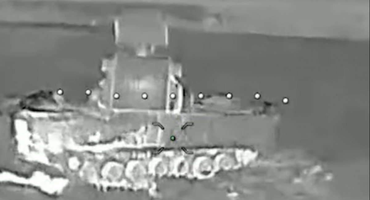 The Tor-M2 short-range air defense system / screenshot from video 