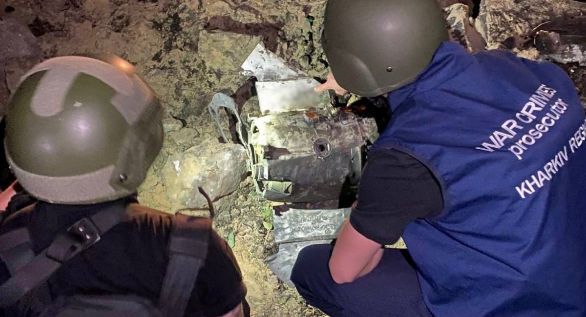 The Grom-E1 missile, August 31, Kharkiv / Photo credit: The Kharkiv Regional Prosecutor’s Office