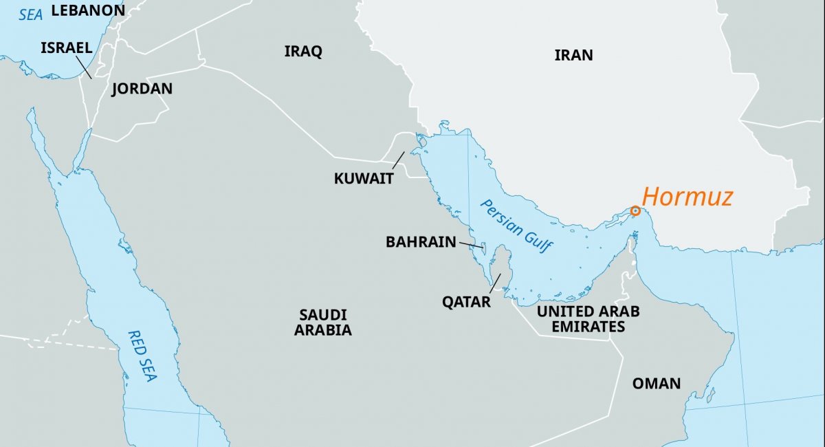 The Strait of Hormuz / Photo credit: Encyclopædia Britannica, Inc.