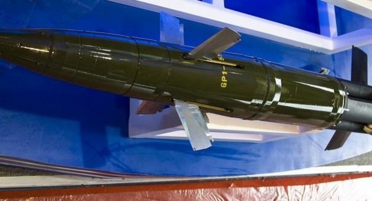 The Chinese GP1 guided missile, license copy of russian Krasnopol / Open source photo