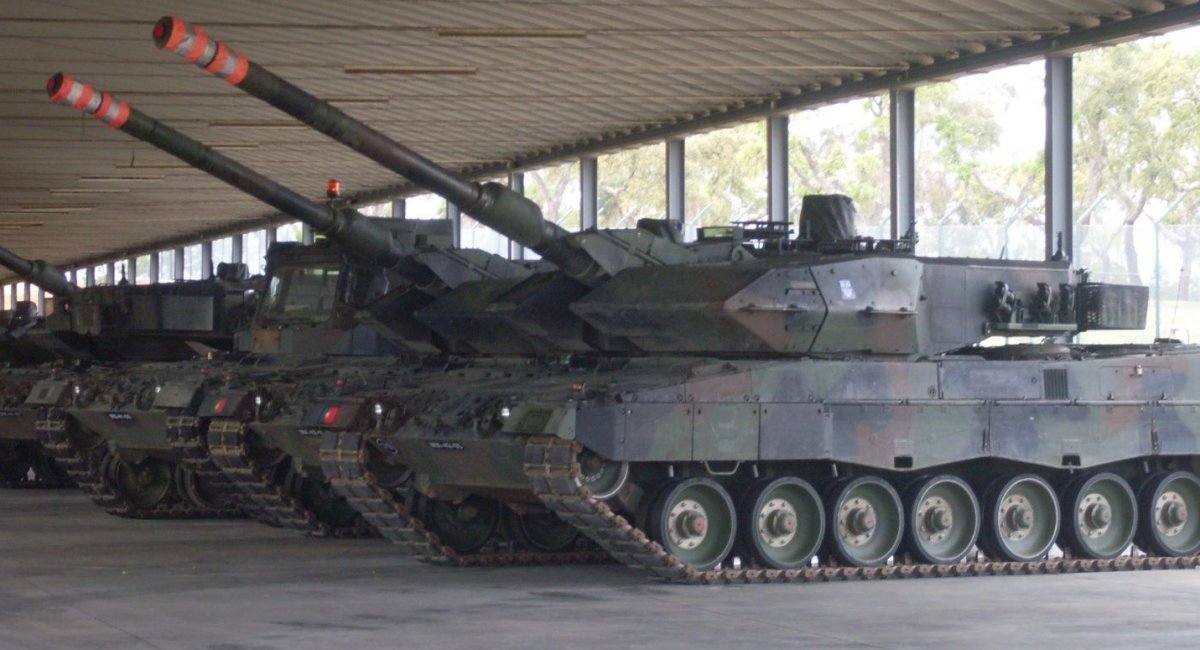 Leopard 2A6 tanks of the Portuguese Armed Forces. Photo from open sources