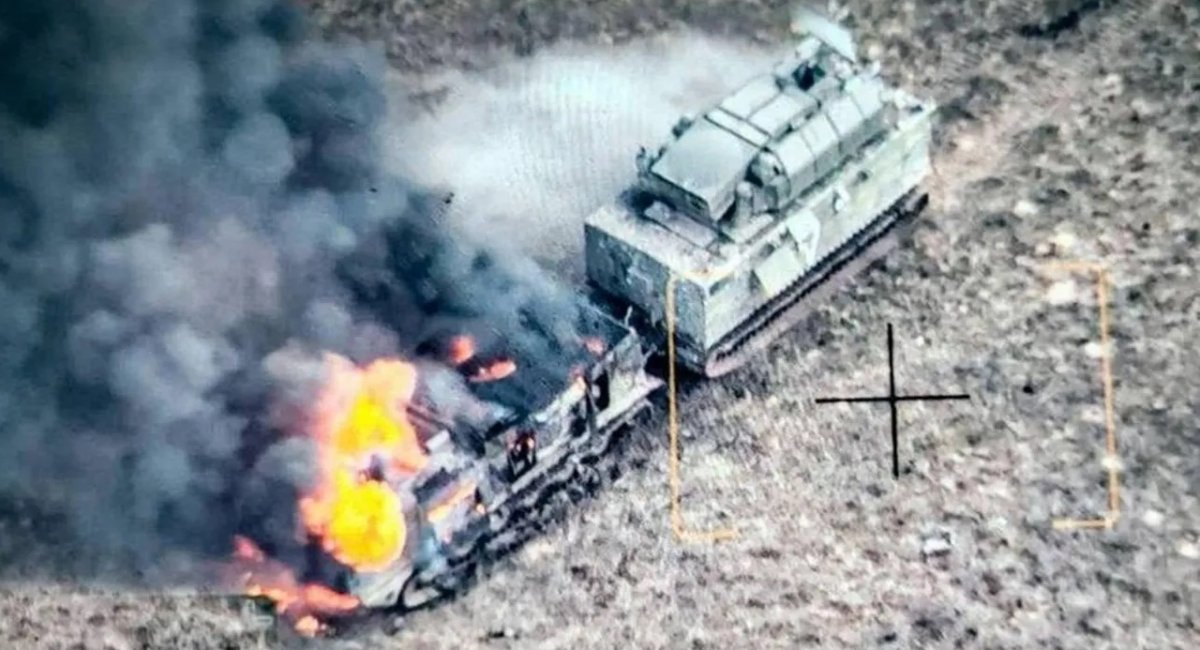 Footage shows Ukrainian strike on the TOR-M2DT system in Kherson region / screenshot from video 