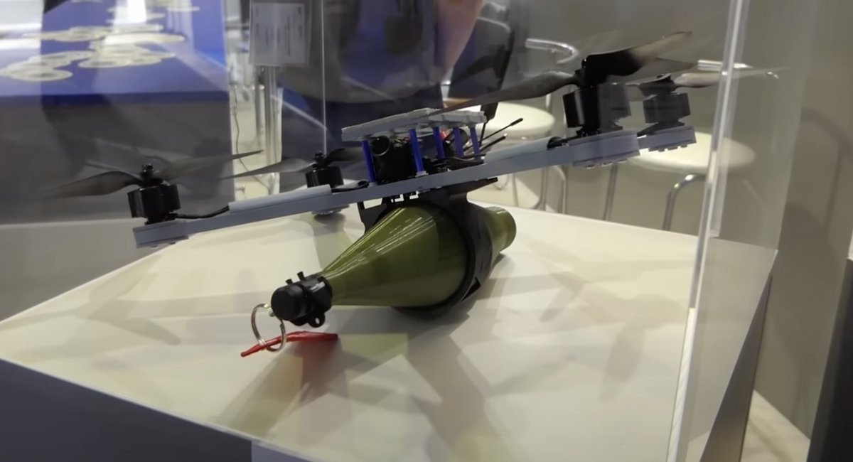 FPV kamikaze drone MAUS produced by the German company  / photo: screenshot from Donaustahl video