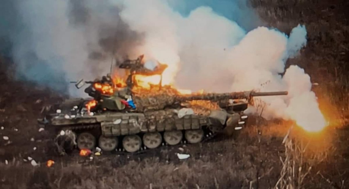 Destroyed russian tank / Photo credit: The 47th Separate Mechanized Brigade "Magura"