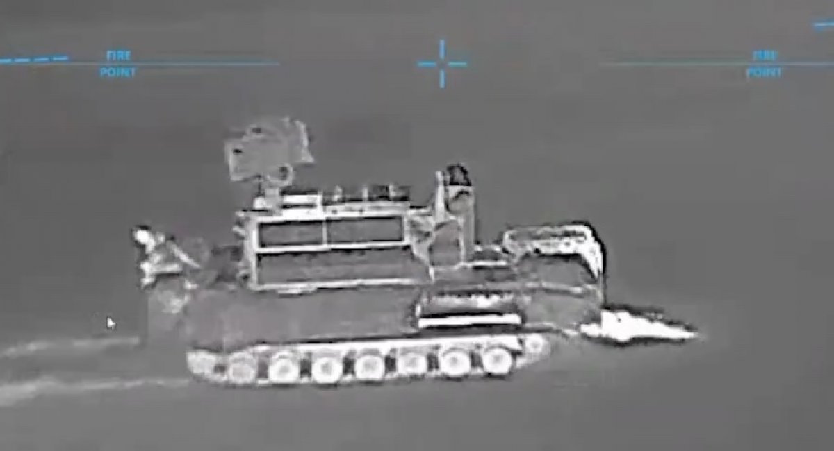 russian Tor air defense system / screenshot from video 