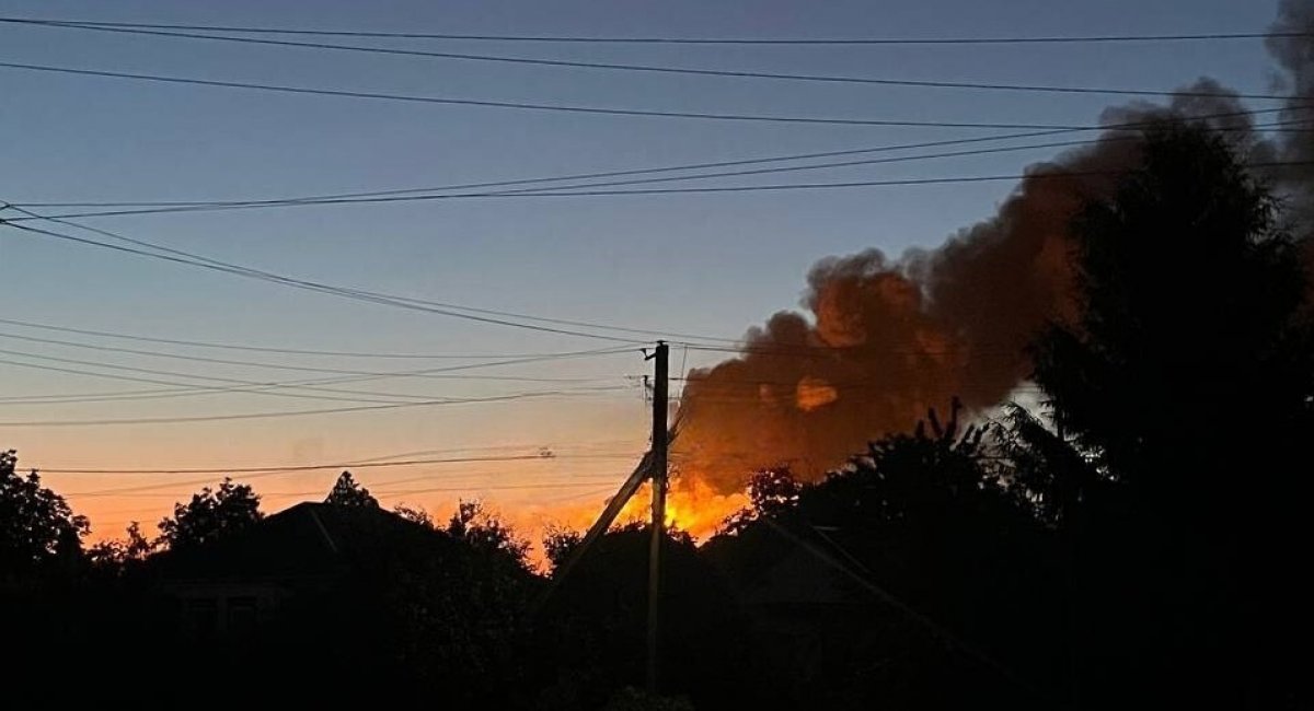 The Ilsky oil refinery was targeted by Ukrainian UAVs / Screenshot from open-source video