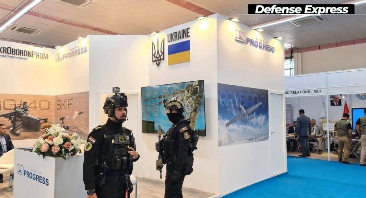 Ukraine’s exhibition stand at ATSO IRAQ attracted particular interest of Iraqi military officials