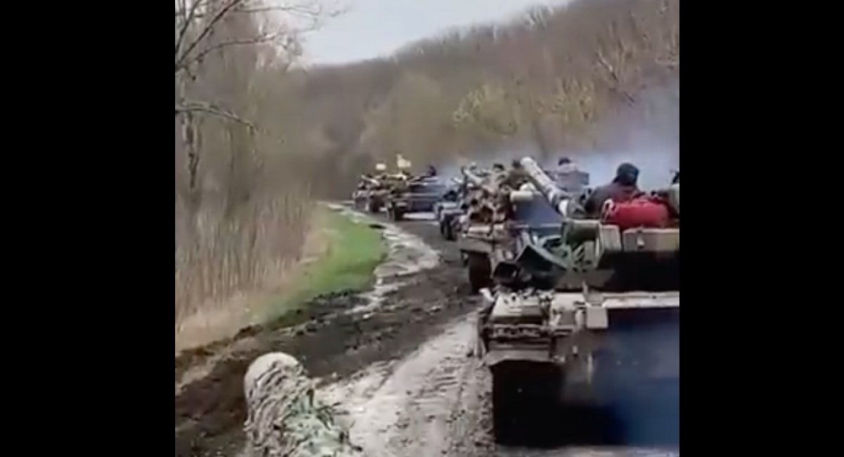 The T-64BV tanks of the Armed Forces of Ukraine / screenshot from video 