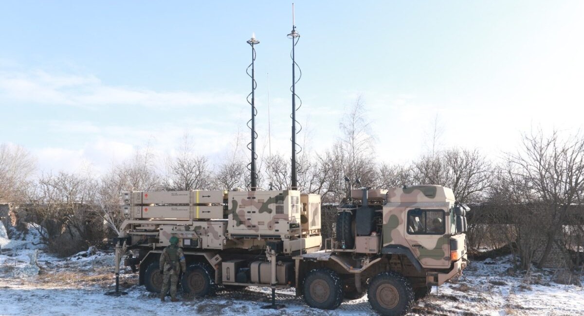 The German-made IRIS-T air defense system has been protecting the Ukrainian skies from Russian terrorism since October 2022 / Photo credit: ArmyInform