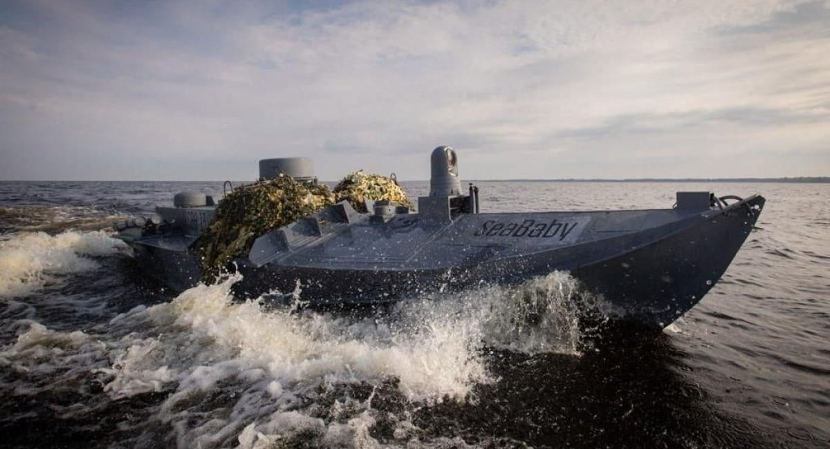 Sea Baby kamikaze unmanned surface vehicle / Photo credit: Security Service of Ukraine