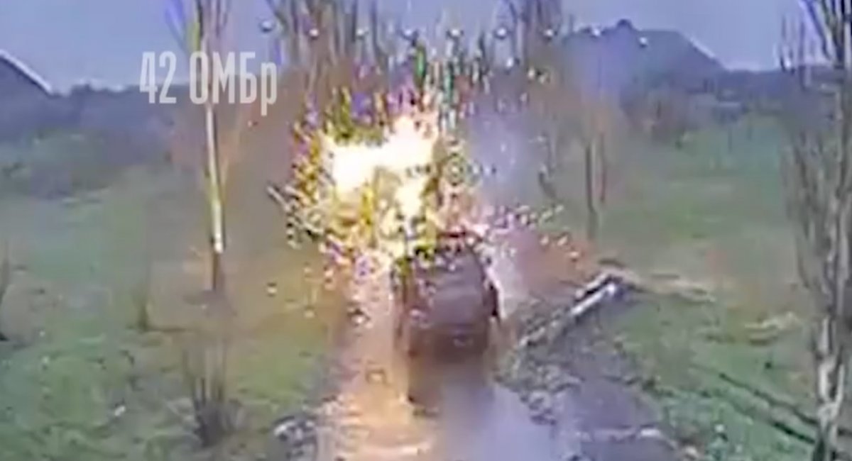 russian Z‑STS Akhmat vehicle / screenshot from video 