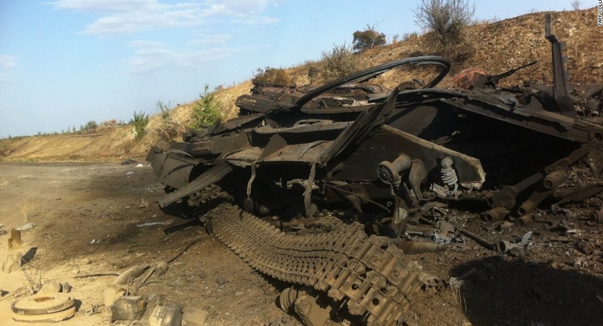 russian military vehicle, that was destroyed in Ukraine/ Photo for illustration, CNN
