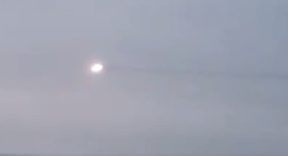 russian Kalibr cruise missile / screenshot from video 