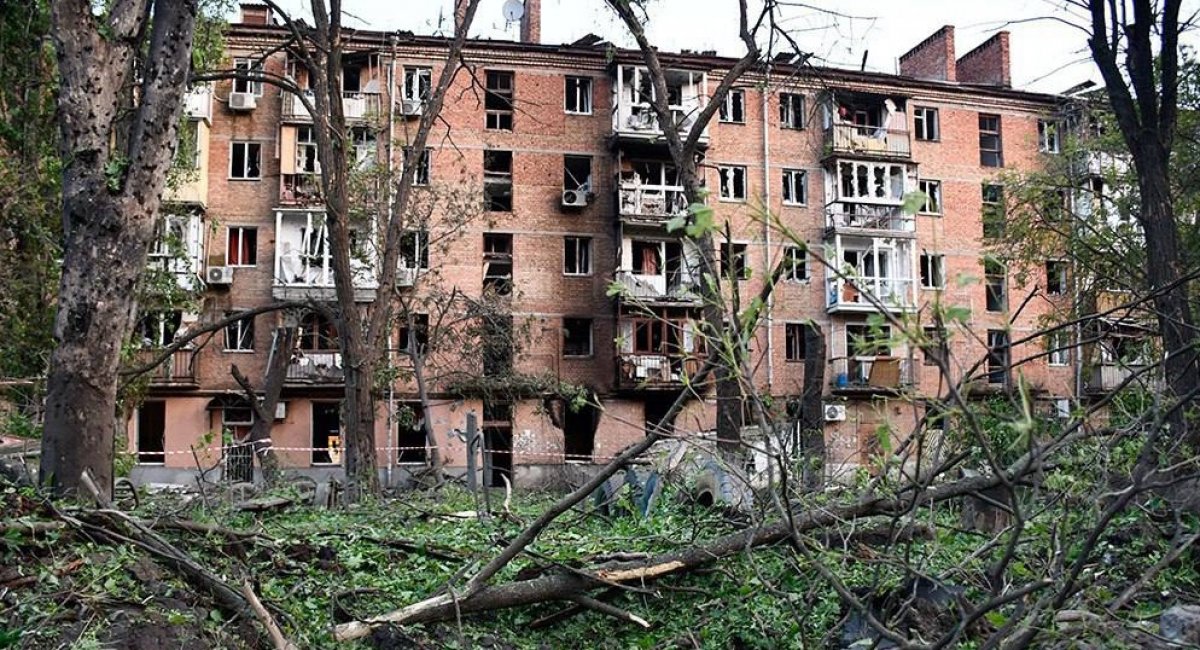 Damaged five-story residential building in Mykolaiv / open source&nbsp;