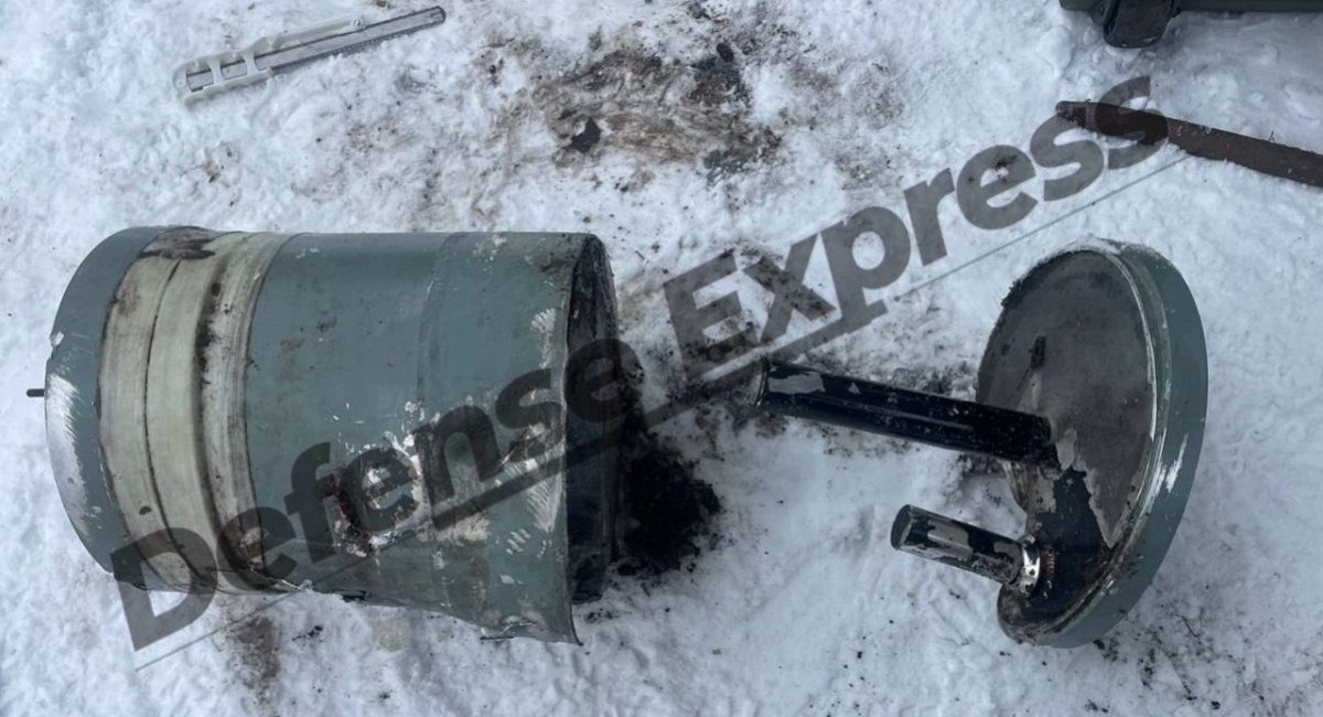 Warhead from a downed russian Shahed-136 in the Geran-K modification, December 2023