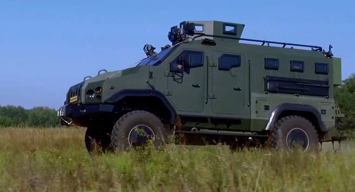 Ukrainian armored utility vehicles spotted on film set of new Netflix movie
