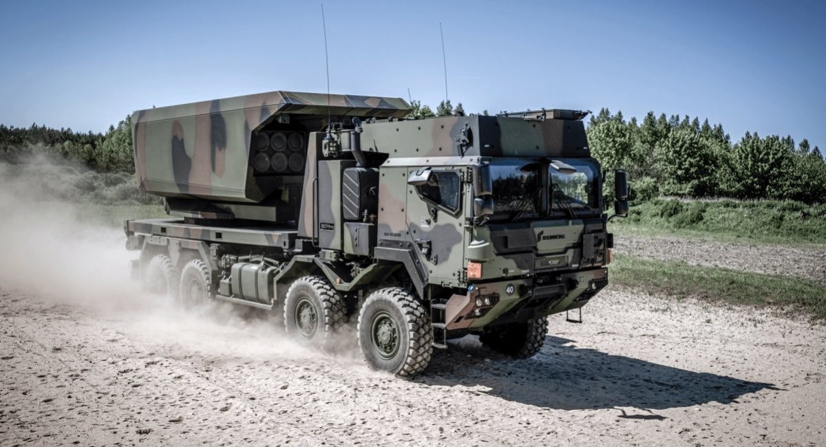 Global Mobile Artillery Rocket System (GMARS) / Photo credit: Rheinmetall