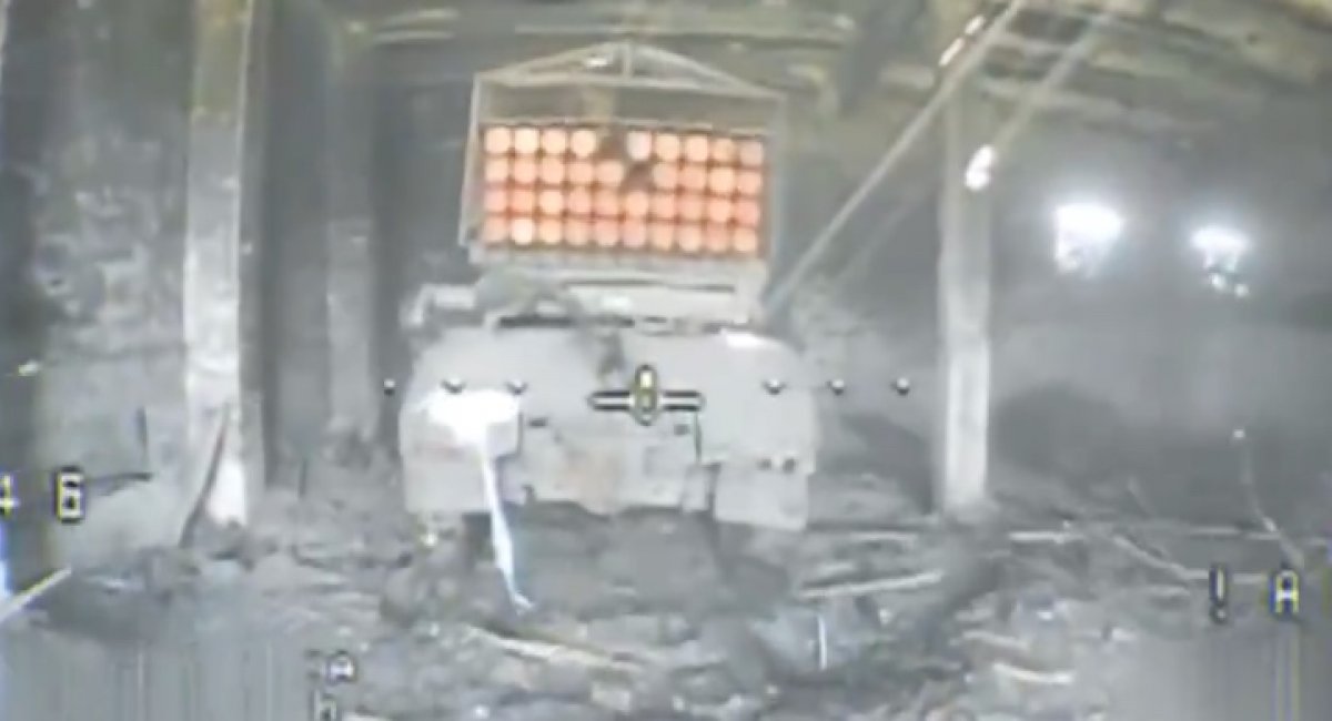 russian BM-21 Grad MLRS / screenshot from video 
