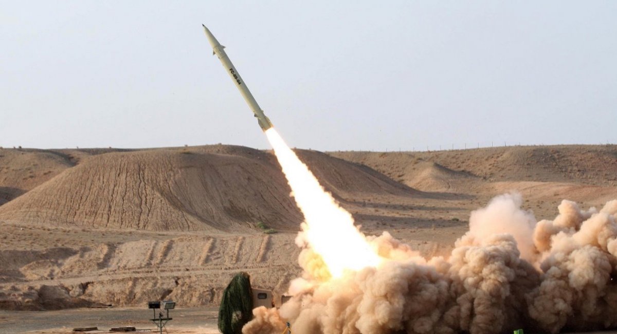 The Fateh-110​ missile launch / open source 