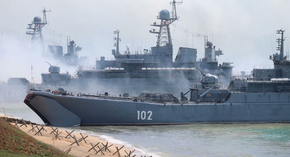 russia's training of naval landing / Open source picture