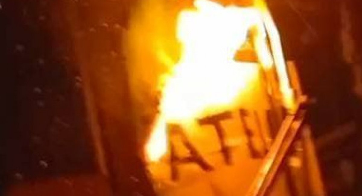 Sabotage in Moscow Region: Partisans Burn russian Army Bus Inside Military Base